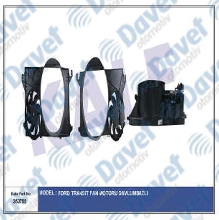 25-1915 Fan Motoru Davlumbazli Kontrol Uniteli Ford Transit 2.2 Tdci - 2.4 Tdci 2011-2014